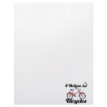 i believe in bicycles letterhead