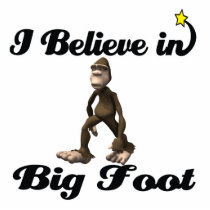 i believe in big foot acrylic cut outs