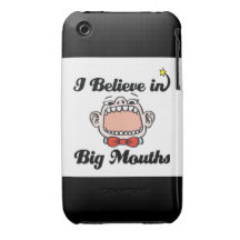 i believe in big mouths iPhone 3 case
