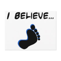 I Believe in Bigfoot Post Cards
