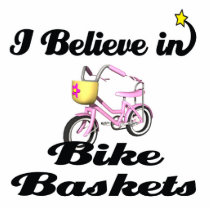i believe in bike baskets photo sculpture