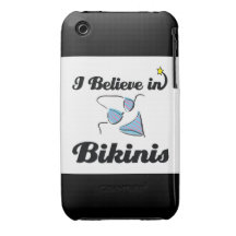 i believe in bikinis Case-Mate iPhone 3 case