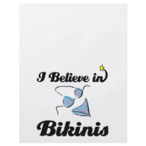 i believe in bikinis flyer design