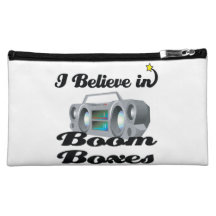 i believe in boom boxes makeup bags
