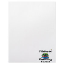 i believe in bouncing castles letterhead template