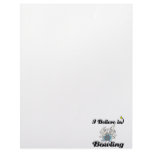 i believe in bowling letterhead
