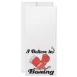 i believe in boxing rack cards