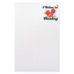 i believe in boxing stationery