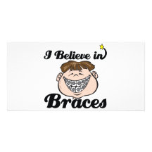 i believe in braces photo cards