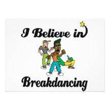 i believe in breakdancing invites