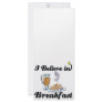 i believe in breakfast custom rack cards