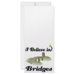 i believe in bridges personalized rack card