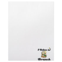 i believe in brunch letterhead template