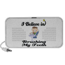 i believe in brushing my teeth boy portable speakers