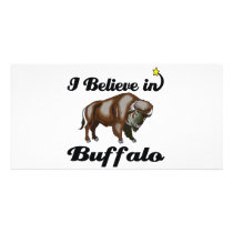 i believe in buffalo photo cards