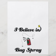 i believe in bug spray personalized flyer