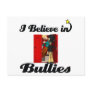 i believe in bullies postcard