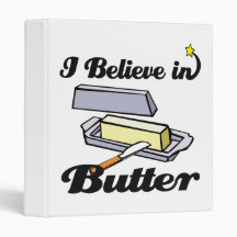 i believe in butter 3 ring binders