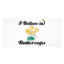 i believe in buttercups photo card template