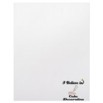 i believe in cake decorating letterhead template