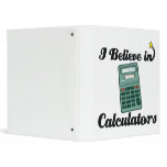 i believe in calculators 3 ring binders