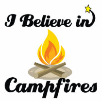 i believe in campfires photo sculptures