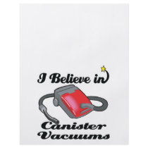 i believe in canister vacuums full colour flyer