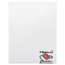 i believe in canister vacuums personalized letterhead