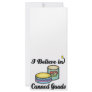 i believe in canned goods rack card design