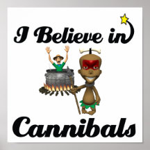 i believe in cannibals poster