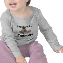 i believe in cannons t-shirt