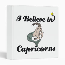 i believe in capricorns binder