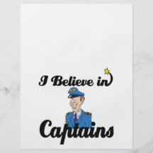 i believe in captains flyer design