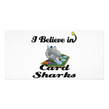 i believe in card sharks photo greeting card