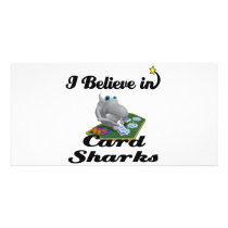 i believe in card sharks photo greeting card