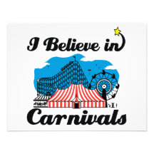 i believe in carnivals custom invitation