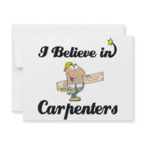 i believe in carpenters custom invitation