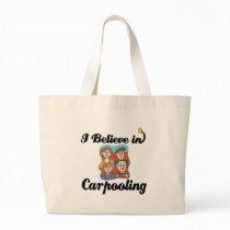 i believe in carpooling bag