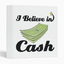i believe in cash binders