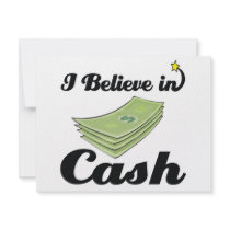 i believe in cash announcements