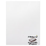 i believe in cassette tapes letterhead design