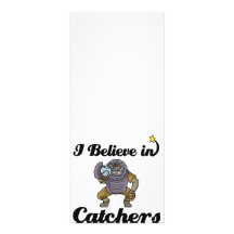 i believe in catchers full colour rack card