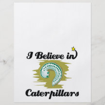 i believe in caterpillars personalized flyer