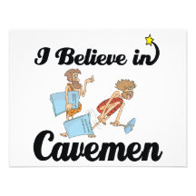 i believe in cavemen personalized invite