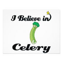 i believe in celery invitation