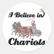 i believe in chariots stickers