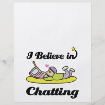i believe in chatting flyer design