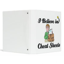 i believe in cheat sheets binder