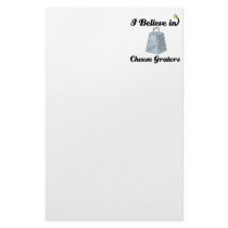 i believe in cheese graters stationery paper