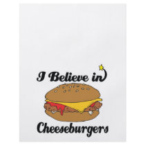 i believe in cheeseburgers personalized flyer